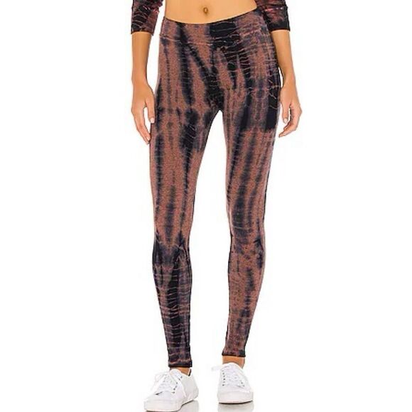 Sundry Pants - Sundry Yoga Pants Brick Navy Tie Dye M